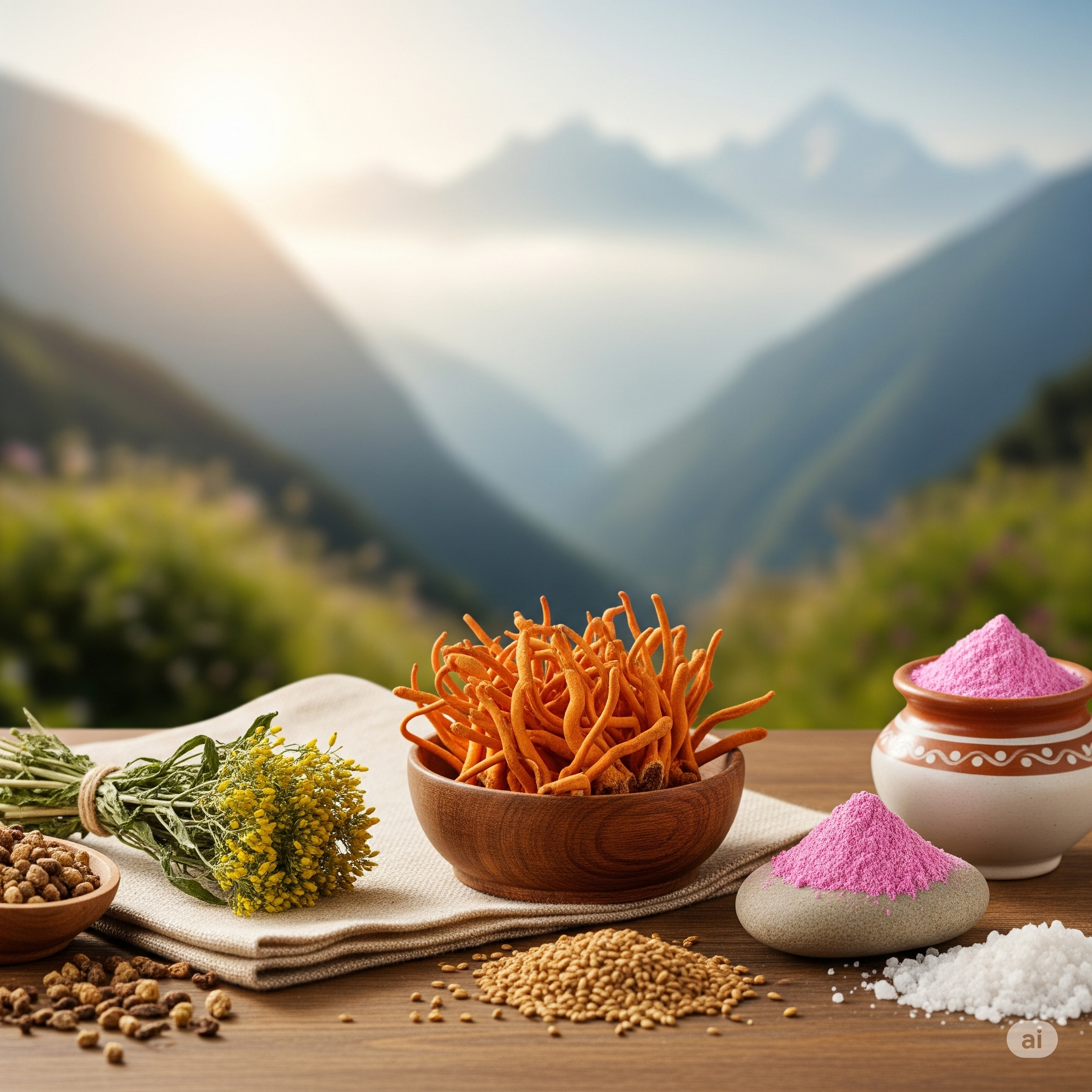 Organic products background